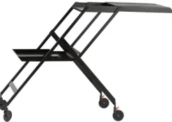 Arbeits- und Serviertisch Plico, rollbar