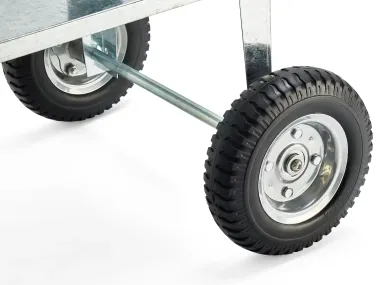 Balkonhochbeet verzinkt rollbar