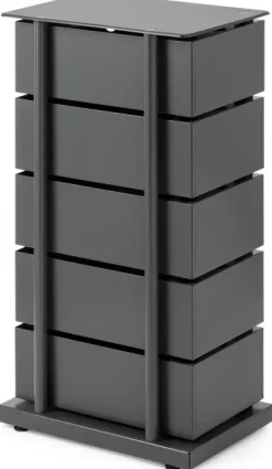 Drehladen-Container Stahlblech 5-fach anthrazit