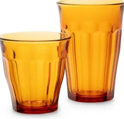Französisches Bistroglas Amber