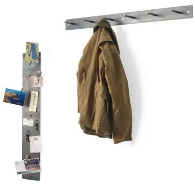 Garderobe Rohstahl