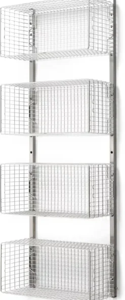 Gitterkorb zu Regalsystem Inox