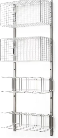 Hakenleiste zu Regalsystem Inox