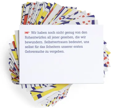 Karten-Set Selbstvertrauen