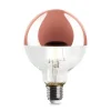 LED-Kopfspiegellampe Globe, Kupfer