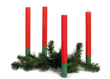 Stabkerze Adventskranz
