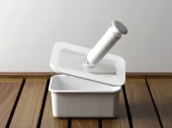 Vakuumpumpe zu Vorratsbehälter Emaille Aromat