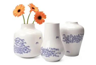 Vase De Blauwe Fiets N° 1