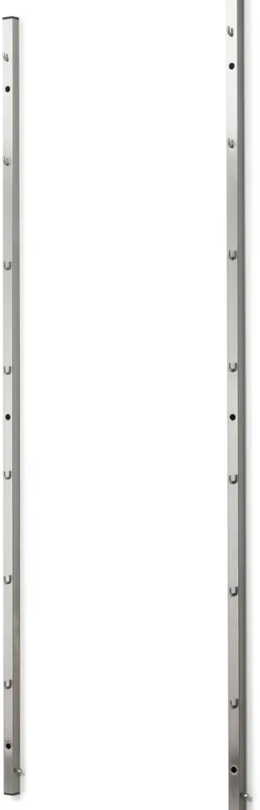 Wandhakenschiene zu Regalsystem Inox