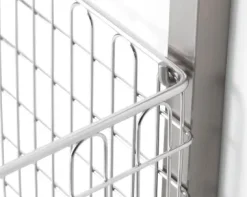 Wandhakenschiene zu Regalsystem Inox