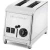 Zweischacht-Toaster Edelstahl