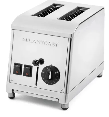 Zweischacht-Toaster Edelstahl